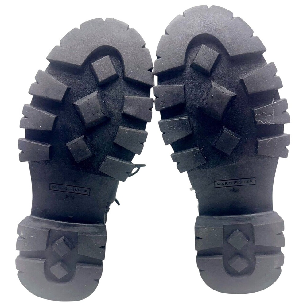 MARC FISHER  Adie 2 Black, Lace Up, Combat Boot, Women / Size‎ 9.5 [154 0621] - Picture 7 of 13